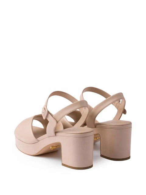 Prada buckle-strap platform sandals - Neutrals - zdjęcie produktu nr 2