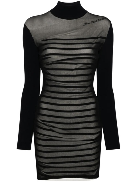 Jean Paul Gaultier striped mini dress - Blue - zdjęcie produktu nr 1