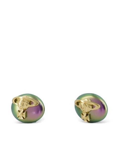 Vivienne Westwood Lavinia orb-embellished oval earrings - Gold - zdjęcie produktu nr 2