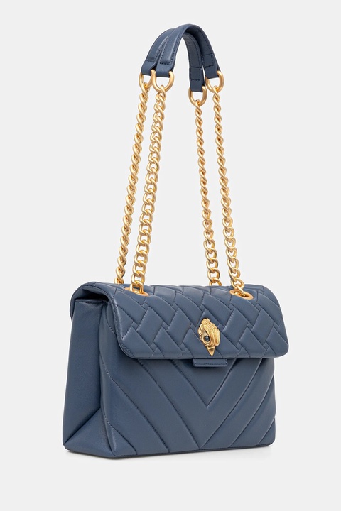 Kurt Geiger London torebka skórzana KENSINGTON kolor granatowy 3586289109 - zdjęcie produktu nr 2
