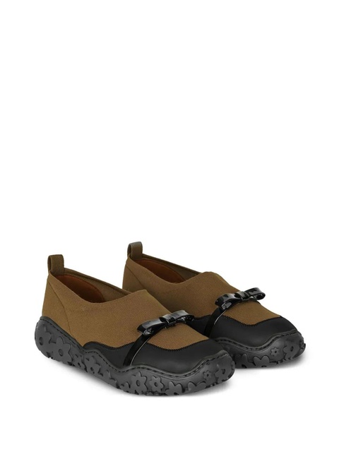 Cecilie Bahnsen Orlan bow-detail sneakers - Brown - zdjęcie produktu nr 2