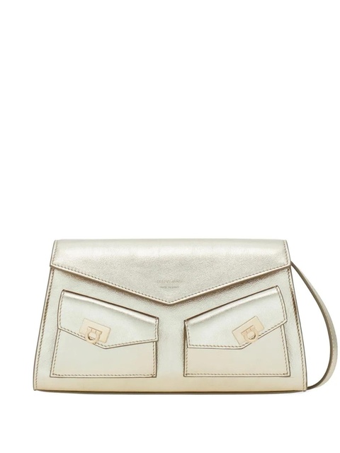 Ferragamo mini multi-pocket clutch bag - Gold - zdjęcie produktu nr 1