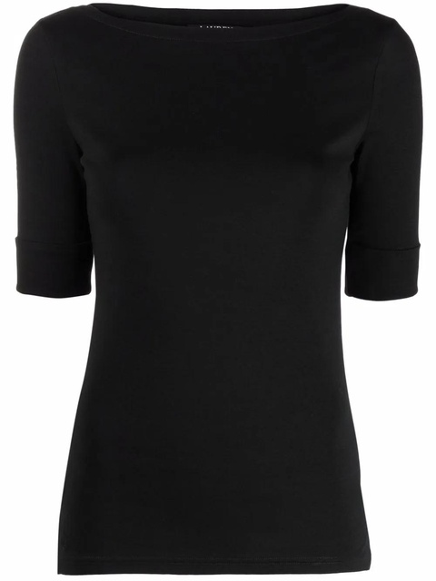 Lauren Ralph Lauren Judy boat neck top - Black - zdjęcie produktu nr 1