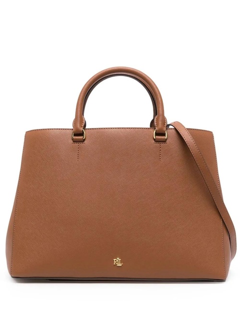Lauren Ralph Lauren Hanna leather satchel bag - Brown - zdjęcie produktu nr 1