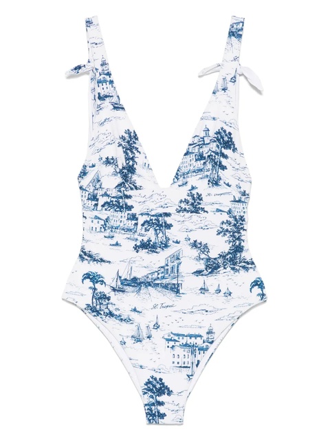MC2 Saint Barth Marylin swim suit - Blue - zdjęcie produktu nr 1