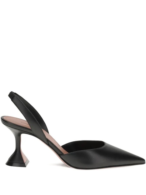 Amina Muaddi 70mm Holli slingback pumps - Black - zdjęcie produktu nr 1