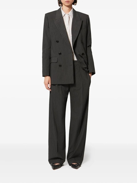 ISABEL MARANT Jevima pinstripe double-breasted blazer - Grey - zdjęcie produktu nr 1