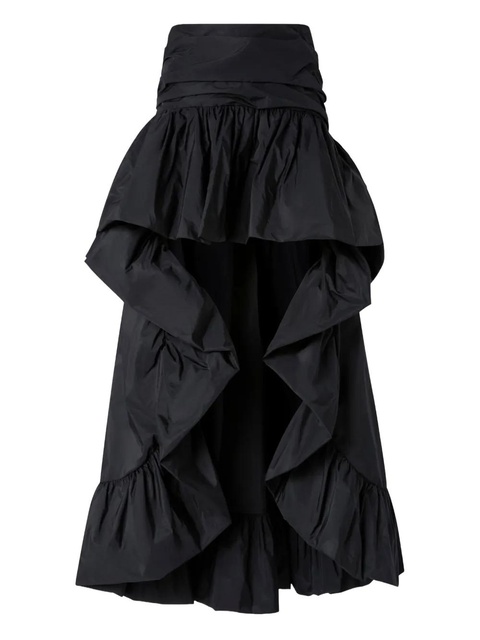 PINKO ruffled asymmetrical skirt - Black - zdjęcie produktu nr 1