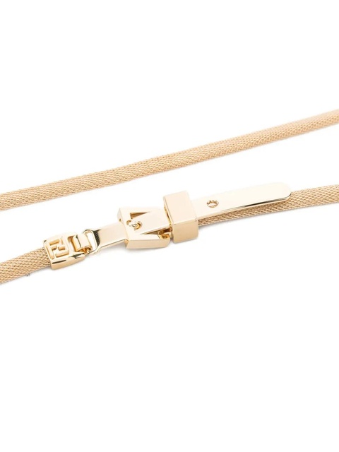 FENDI FF-plaque chain belt - Gold - zdjęcie produktu nr 2