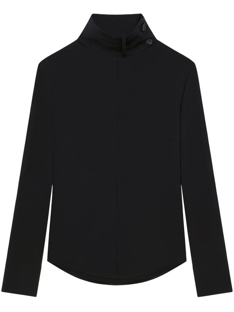 Courrèges scarf-detail blouse - Black - zdjęcie produktu nr 1