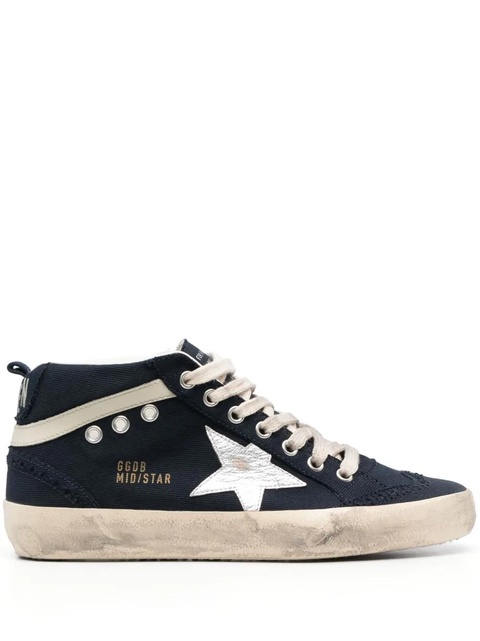 Golden Goose Mid Star lace-up sneakers - Blue - zdjęcie produktu nr 1
