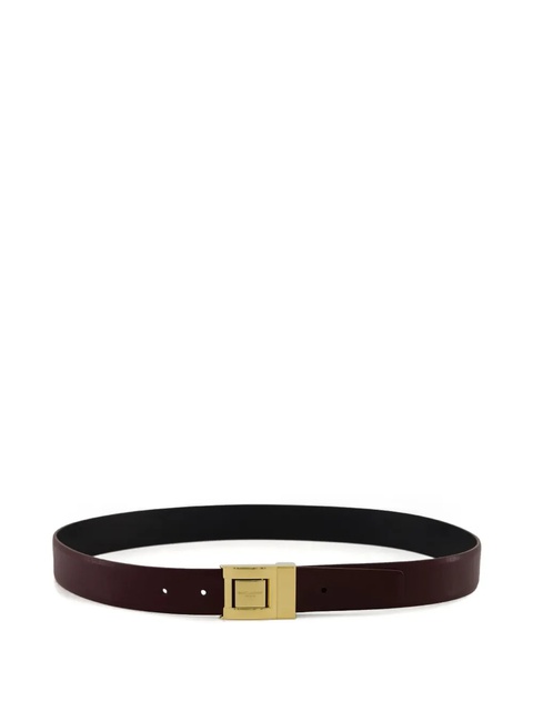 Saint Laurent slide-buckle leather belt - Red - zdjęcie produktu nr 1