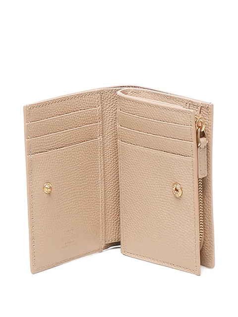 Valentino Garavani logo-plaque leather wallet - Neutrals - zdjęcie produktu nr 2