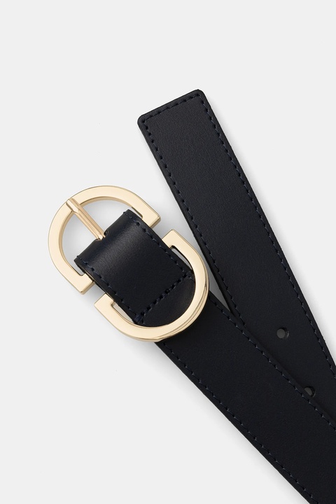 Tommy Hilfiger pasek skórzany damski kolor granatowy AW0AW17972 - zdjęcie produktu nr 2