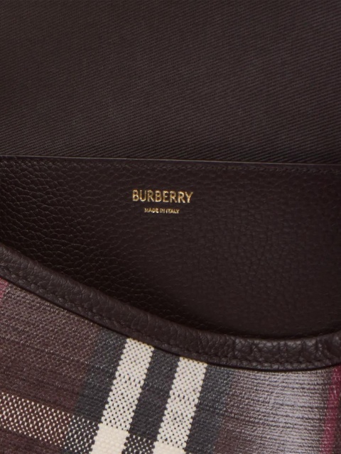 Burberry Highlands leather cross body bag - Brown - zdjęcie produktu nr 2