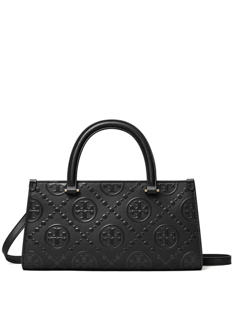 Tory Burch small T Monogram tote bag - Black - zdjęcie produktu nr 1