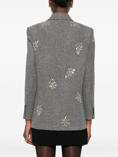 Maje floral-embroidered blazer - Grey - zdjęcie produktu nr 2