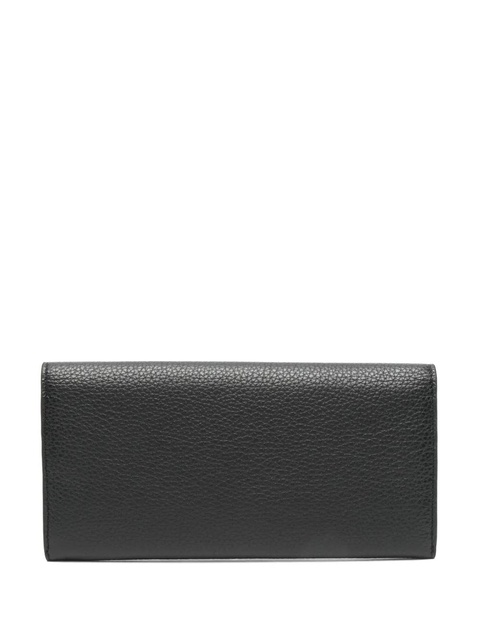 TOTEME T-Lock grained-leather wallet - Black - zdjęcie produktu nr 2