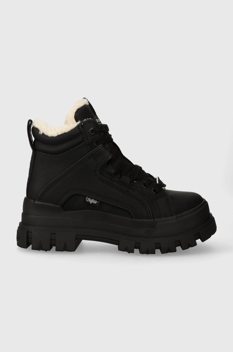 Buffalo sneakersy Aspha Nc Mid Warm kolor czarny 1622186 - zdjęcie produktu nr 1