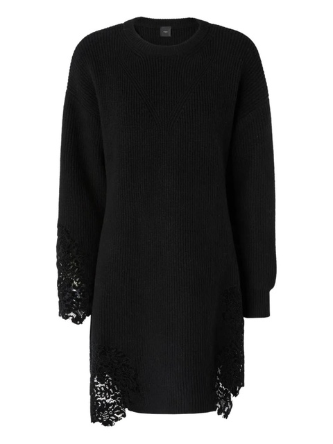 PINKO lace panel mini dress - Black - zdjęcie produktu nr 1