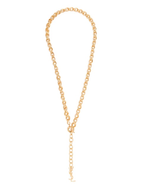 Saint Laurent chain-link logo necklace - Gold - zdjęcie produktu nr 1