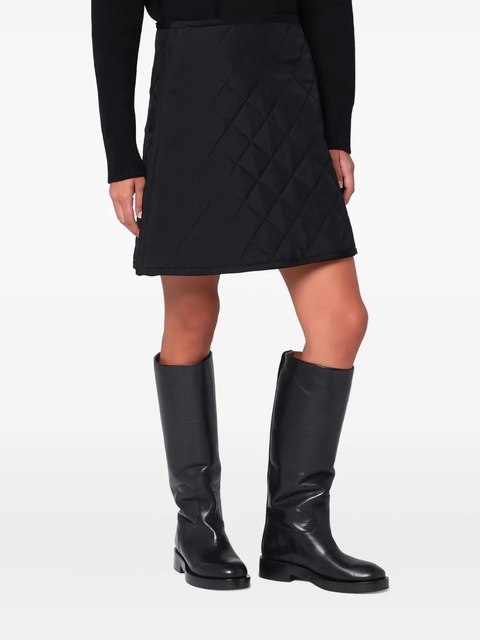 Jil Sander quilted mini skirt - Black - zdjęcie produktu nr 2