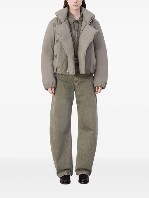 LEMAIRE cropped puffer blouson jacket - Green - zdjęcie produktu nr 2