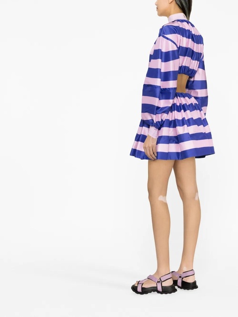 ZIMMERMANN horizontal-stripe print drawstring blouse - Pink - zdjęcie produktu nr 2