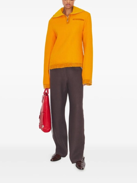 Tory Burch half-zip polo shirt - Orange - zdjęcie produktu nr 2