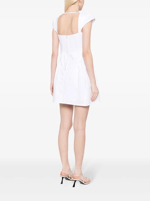 Reformation Oaklyn linen dress - White - zdjęcie produktu nr 1
