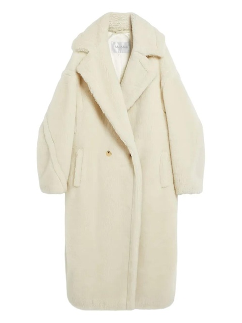 Max Mara Teddy Bear Icon double-breasted coat - White - zdjęcie produktu nr 1