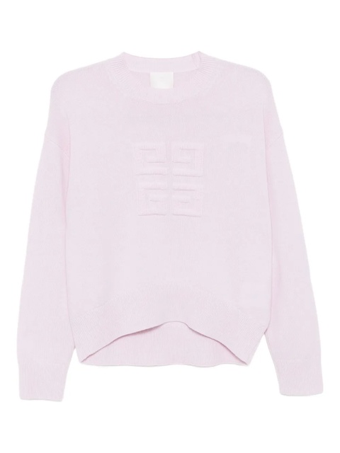 Givenchy logo-embroidered jumper - Pink - zdjęcie produktu nr 1