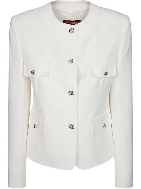 Max Mara collarless jacket - White - zdjęcie produktu nr 1