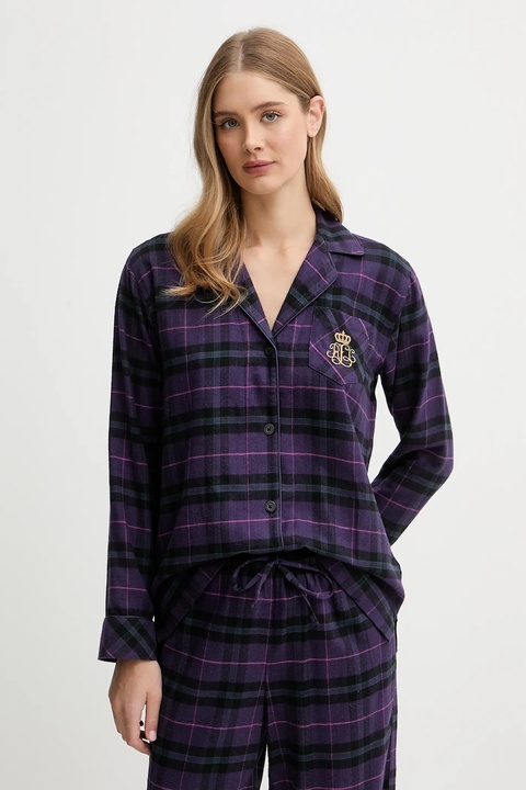 Lauren Ralph Lauren piżama damska kolor fioletowy ILN92457F - zdjęcie produktu nr 2