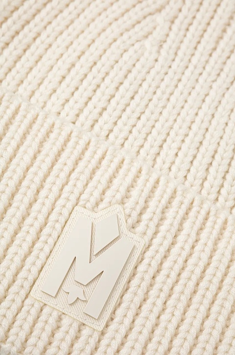 MACKAGE czapka wełniana kolor beżowy wełniana JUDE-WZ - zdjęcie produktu nr 2