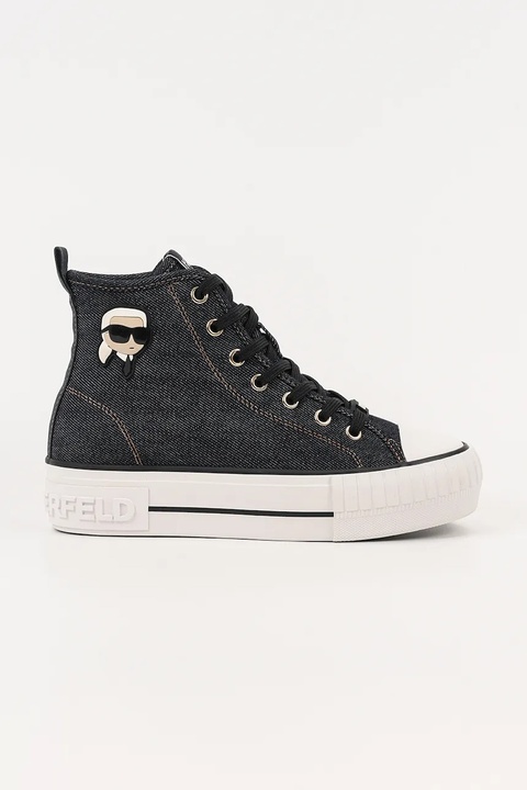 Karl Lagerfeld trampki KAMPUS MAX NFT kolor granatowy KL60444D - zdjęcie produktu nr 1