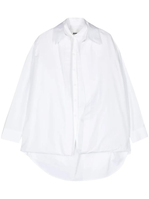 Jil Sander layered cotton shirt - White - zdjęcie produktu nr 1