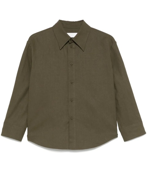 Jil Sander linen shirt - Green - zdjęcie produktu nr 1