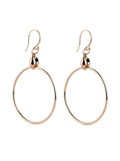 Gucci hoop drop earrings - Pink - zdjęcie produktu nr 1