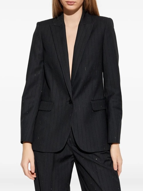 Zadig&Voltaire Valse pinstripe blazer - Black - zdjęcie produktu nr 2