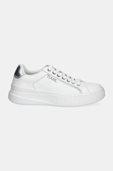 Karl Lagerfeld sneakersy skórzane KRONOS kolor biały KL64020 - zdjęcie produktu nr 2