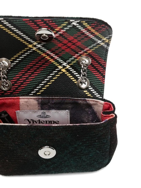 Vivienne Westwood Orb-plaque chain crossbody bag - Green - zdjęcie produktu nr 2
