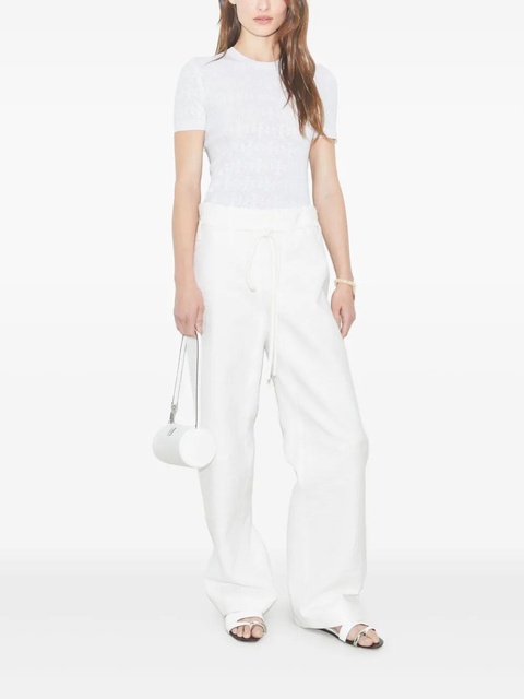 Tory Burch patterned short-sleeve top - White - zdjęcie produktu nr 2