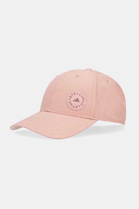 adidas by Stella McCartney czapka z daszkiem kolor pomarańczowy JZ5520 - zdjęcie produktu nr 1