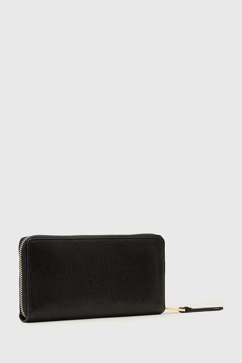 AllSaints portfel skórzany TRAVEL damski kolor czarny W277XD - zdjęcie produktu nr 2