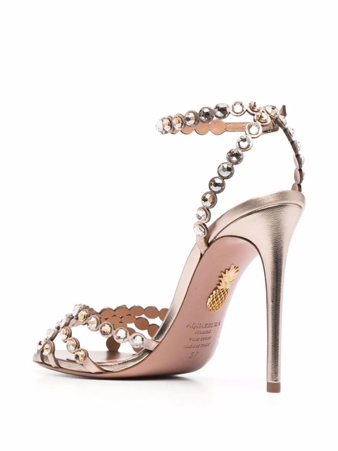 Aquazzura Tequila 105 sandals - Gold - zdjęcie produktu nr 2