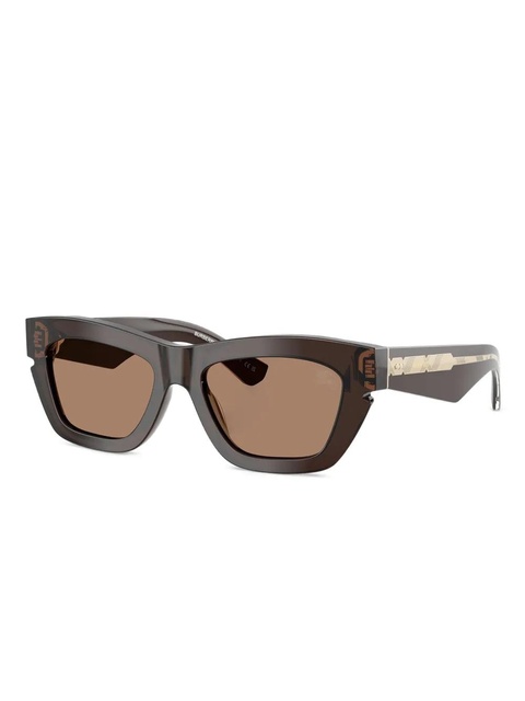 Burberry Eyewear geometric-frame sunglasses - Brown - zdjęcie produktu nr 2