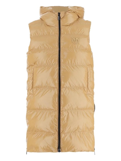 PINKO hooded padded gilet - Yellow - zdjęcie produktu nr 1