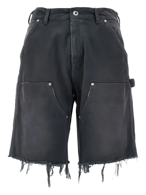 Maison Margiela frayed cargo shorts - Grey - zdjęcie produktu nr 1