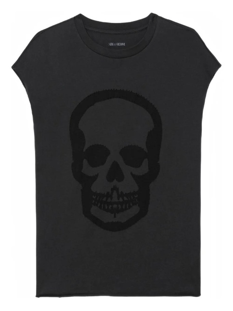Zadig&Voltaire Cloe skull tank top - Grey - zdjęcie produktu nr 1